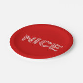 Nice Rice Pappteller (Schrägansicht)