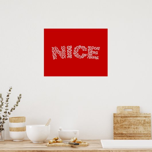 Nice Rice Poster (Küche)
