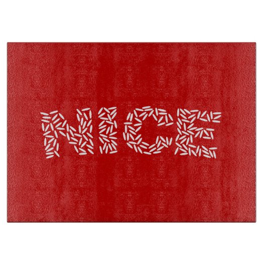 Nice Rice Schneidebrett (Vorderseite)