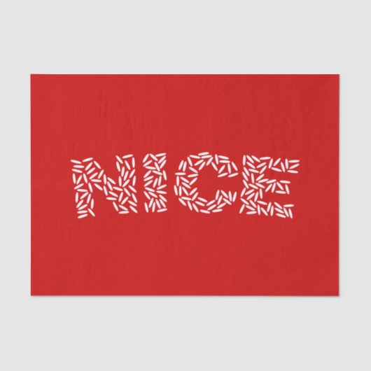 Nice Rice Seidenpapier (Vorderseite)