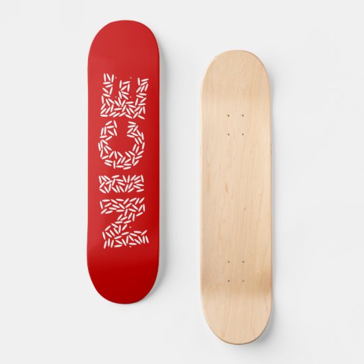 Nice Rice Skateboard (Vorderseite)