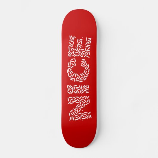 Nice Rice Skateboard (Vorderseite)