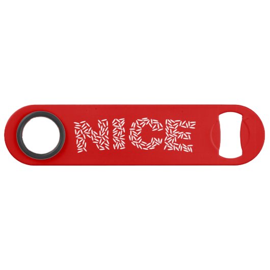 Nice Rice Speed Flaschenöffner (Vorderseite (Horizontal))