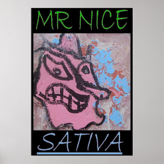 NICE SATIVA POSTER
