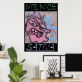 NICE SATIVA POSTER (Heimbüro)