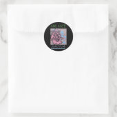 NICE SATIVA RUNDER AUFKLEBER (Tasche)