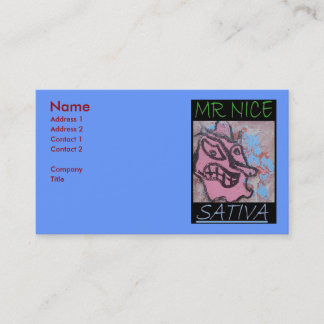NICE SATIVA VISITENKARTE