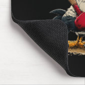 Nice Srt Rooster Look For Baseball And Bat Lovers  Mousepad (Ecke)