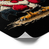 Nice Srt Rooster Look For Baseball And Bat Lovers  Poster (Ecke)