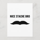 Nice Stache Bro Postkarte (Vorderseite)