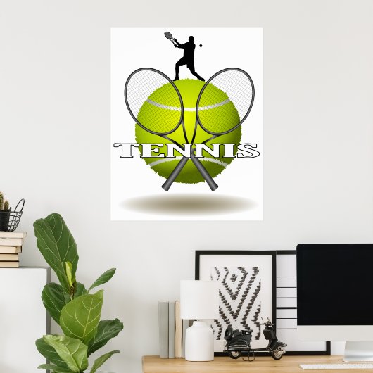 Nice Tennis Insignia Poster (Heimbüro)