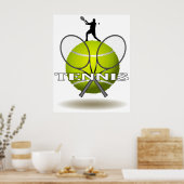 Nice Tennis Insignia Poster (Küche)
