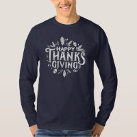 Nice text Happy Thanksgiving mit Blätter Herbst