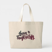 Nice Text Typografy for Erntedank Jumbo Stoffbeutel (Rückseite)