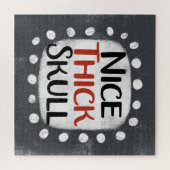 Nice Thick Skull Jigsaw Puzzle (Horizontal)