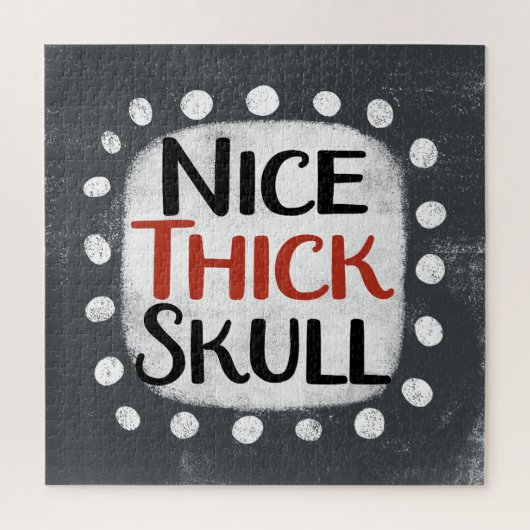 Nice Thick Skull Jigsaw Puzzle (Vertikal)