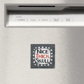 Nice Thick Skull Kühlschrank Magnet (In Situ (Geschirrspüler))