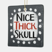 Nice Thick Skull Ornament (Links)