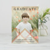 Nice Transparency Effect Pre-K Abschluss Foto Einladung (Stehend Vorderseite)