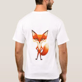 Nice Try Funny Fox T-Shirt (Rückseite)