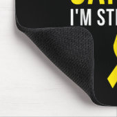 Nice Try Survivor Sarcoma Krebs Bewusstsein Gelb Mousepad (Ecke)
