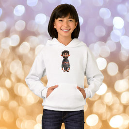 Nice Typ Weihnachten Elf Girl's Hoodie