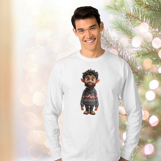 Nice Typ Weihnachten Elf Männer T-Shirt