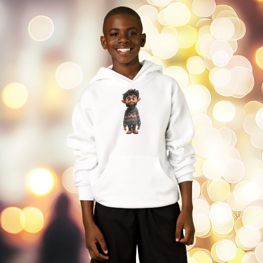 Nice Typ Weihnachts-Elf-Junge Hoodie