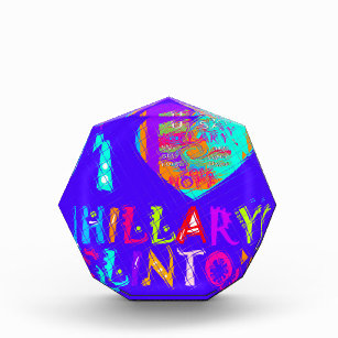 Nice und lovey Phantastisch Hope Hillary für USA C Acryl Auszeichnung