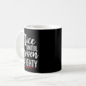 Nice Until Proven Naughty Christmas Kaffeetasse