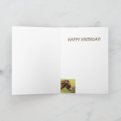 Nice Vibe Donkey Happy Birthday Karte (Innenseite)