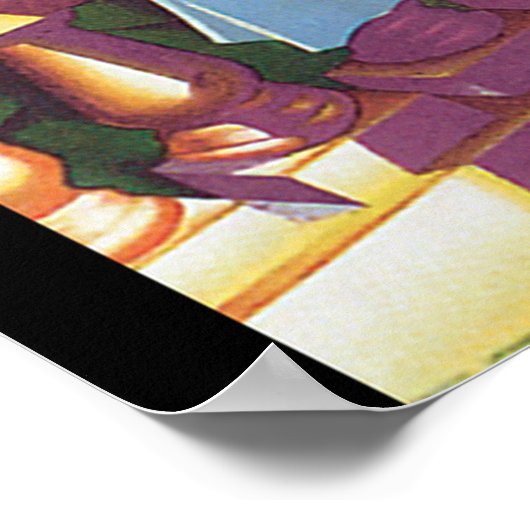 Nice Vintage Travel Poster (Ecke)