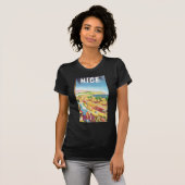 Nice Vintage Travel Poster T-Shirt (Vorne ganz)