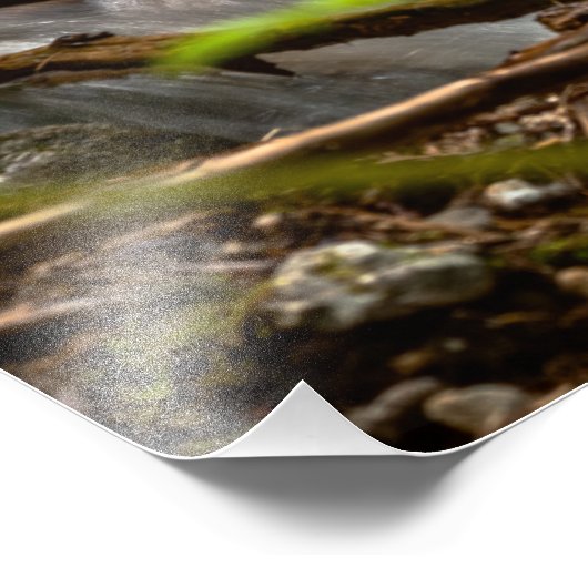 Nice Waterfall Poster (Ecke)