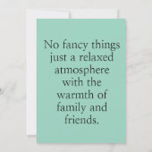 Nice Wedding Card Einladung (Rückseite)