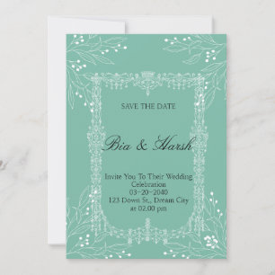 Nice Wedding Card Einladung