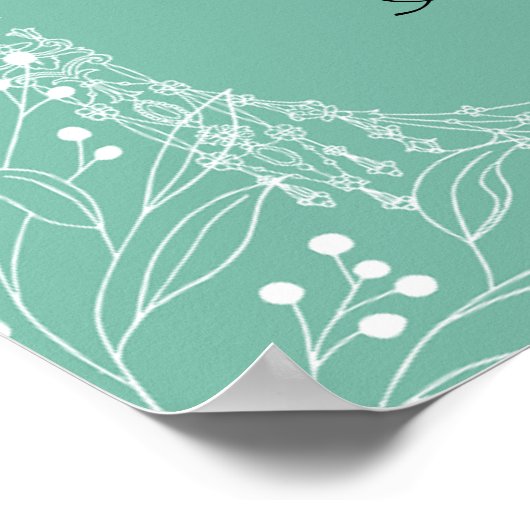 Nice Wedding Card Poster (Ecke)