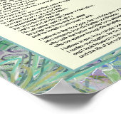 Nicene Creed Christlich Print Poster (Ecke)