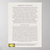 Nicene Creed Poster (Vorne)