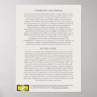 Nicene Creed Poster