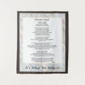 Nicene Creed Tapestry Christliches Gebet Dekoratio Wandteppich (Vorderseite)