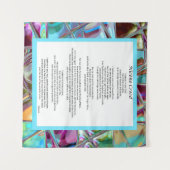 Nicene Creed Tapestry Prayer Wall Decke Wandteppich (Vorderseite (Horizontal))