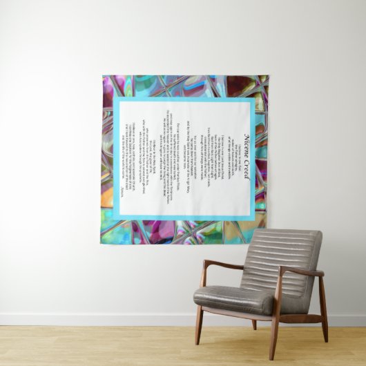 Nicene Creed Tapestry Prayer Wall Decke Wandteppich (Beispiel (Horizontal))