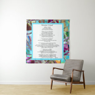 Nicene Creed Tapestry Prayer Wall Decke Wandteppich