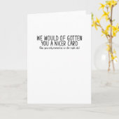 Nicer Card Funny Wedding Card Karte (Gelbe Blume)
