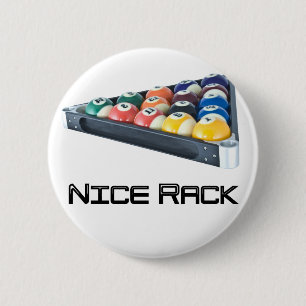 NiceRack Schwarzes Button