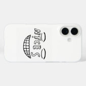 NICES-Logo-Fall Case-Mate iPhone Hülle (Rückseite (Horizontal))