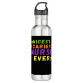 Nicest scariest Nurse ever funny Halloween Classic Edelstahlflasche (Vorderseite)