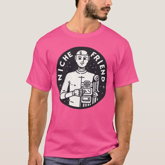 Niche Friend Robotee Cyborg Artificial Intellige b T-Shirt (Vorderseite)
