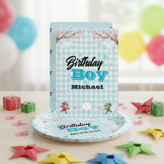 Niche Kids Martial Arts Party Decor Einladung